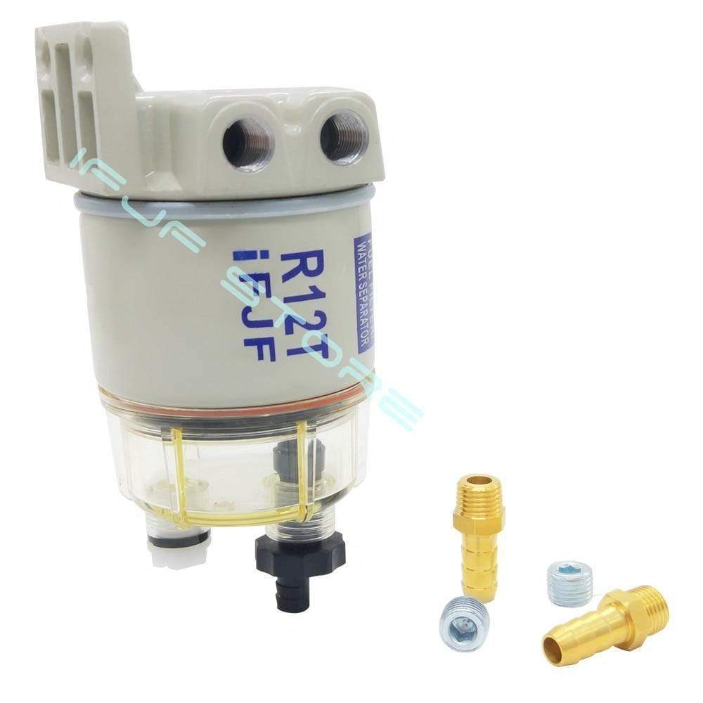 Planet Gates iFJF R12T Fuel/ Water Separator Filter diesel engine for Racor 140R 120AT S3240 NPT ZG1/4-19 Automotive Parts Complete Combo