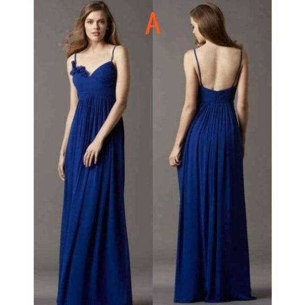 Planet Gates image blue NO 28 A / 2 Sweet 4 style long Bridesmaid Dresses colors wedding dress, Prom party dress women Plus size