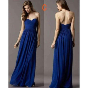 Planet Gates image blue NO 28 C / 2 Sweet 4 style long Bridesmaid Dresses colors wedding dress, Prom party dress women Plus size
