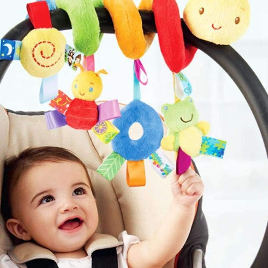 Infant Babyplay Activity Spiral Bed & Stroller Toy With BB Device Hanging Crib Rattle Baby Kids Toys Juguetes - Planet Gates