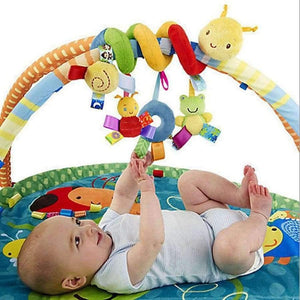 Planet Gates Infant Babyplay Activity Spiral Bed & Stroller Toy With BB Device Hanging Crib Rattle Baby Kids Toys Juguetes
