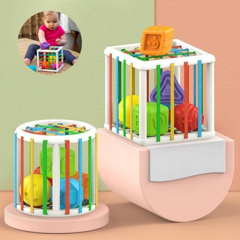 Planet Gates Infant Colorful Shape Block Sorting Game Baby Montessori Learning Educational Toys For Children Bebe Birth Inny 0 12 Months Gift