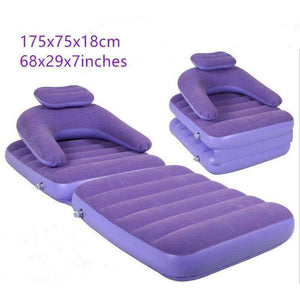 Planet Gates Inflatable Chair For Adult Flock Inflatable Sofa Folding Bed Cushion For Living Room Bedroom Outdoor Chair with Inflator Pump