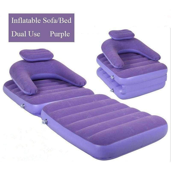 Planet Gates Inflatable Chair For Adult Flock Inflatable Sofa Folding Bed Cushion For Living Room Bedroom Outdoor Chair with Inflator Pump