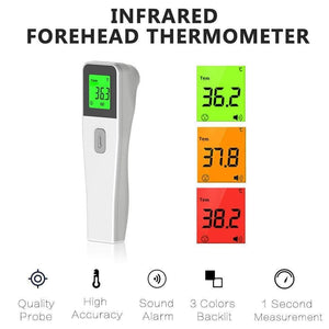 Infrared Forehead Digital Non-contact Body Temperature Measurement Body Digital Infrared Baby Adult LCD Ear Termometro Infrarojo