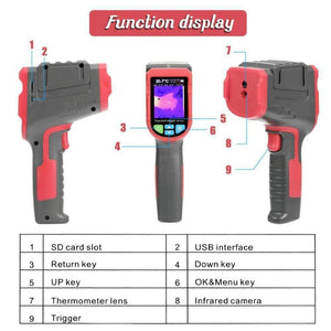 Infrared Thermal Imager IR Infrared Imaging Devices Mini Handheld Thermal Imaging Camera -20~450℃/-4~842℉ Thermal Image Device