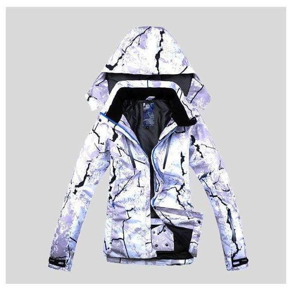 Planet Gates Ink / S Women Ski Suit Snowboard Ski Jacket+Pants Windproof Waterproof Thicken Thermal Outdoor Sport Wear Winter Impression