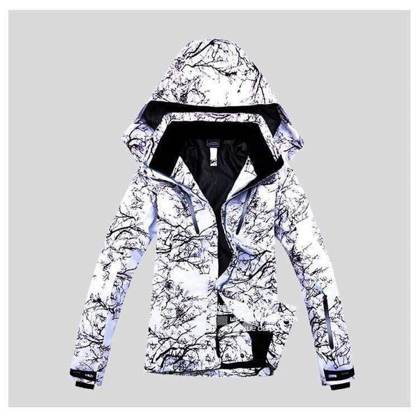 Planet Gates Ink / S Women Ski Suit Snowboard Ski Jacket+Pants Windproof Waterproof Thicken Thermal Outdoor Sport Wear Winter Impression