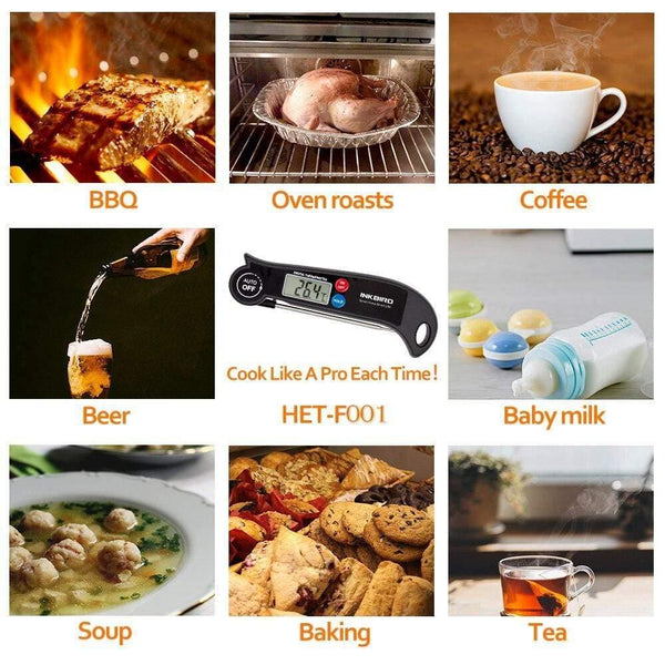 Inkbird HET-F001 Digital Kitchen Thermometer For Oven Beer Meat Cooking Food Probe BBQ Electronic Oven Thermometer Kitchen Tools (like picture shows)