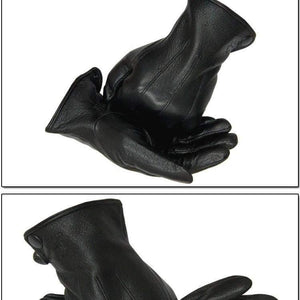 Planet Gates Inner suture / 10 Leather gloves male warm soft men's Arm sleeve black men mittens imitate rabbit fur 70% wool
