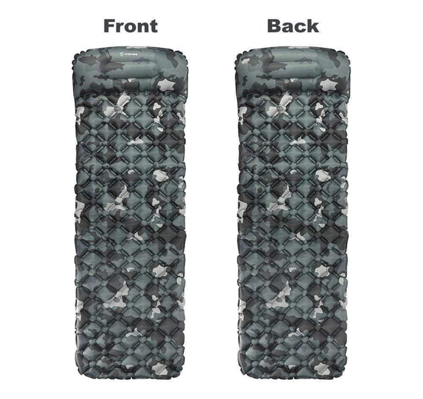 Planet Gates Innovative sleeping pad fast filling air bag super light inflatable mattress with pillow life rescue 550g  cushion pad