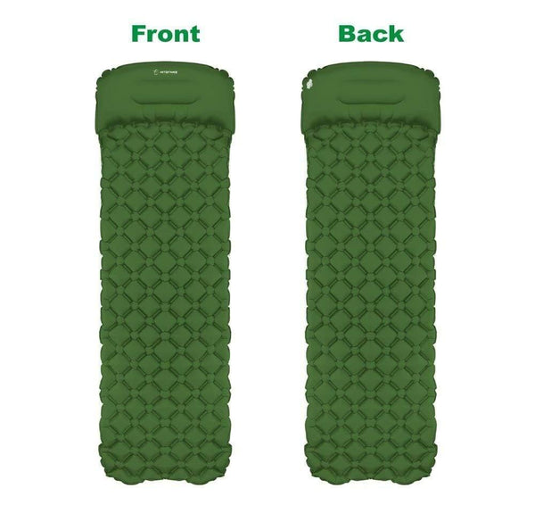 Planet Gates Innovative sleeping pad fast filling air bag super light inflatable mattress with pillow life rescue 550g  cushion pad