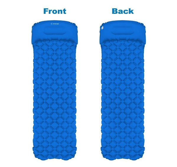 Planet Gates Innovative sleeping pad fast filling air bag super light inflatable mattress with pillow life rescue 550g  cushion pad