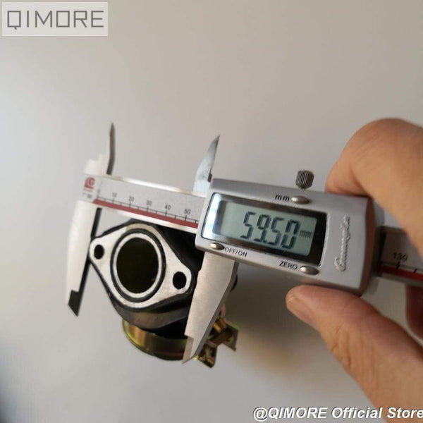 Planet Gates Intake manifold of NON-EGR type (one nipple) for 4 stroke Scooter Moped ATV QUAD GY6 125 150 cc 152QMI 1P52QMI 157QMJ 1P57QMJ