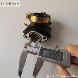 Planet Gates Intake manifold of NON-EGR type (one nipple) for 4 stroke Scooter Moped ATV QUAD GY6 125 150 cc 152QMI 1P52QMI 157QMJ 1P57QMJ