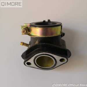 Planet Gates Intake manifold of NON-EGR type (one nipple) for 4 stroke Scooter Moped ATV QUAD GY6 125 150 cc 152QMI 1P52QMI 157QMJ 1P57QMJ