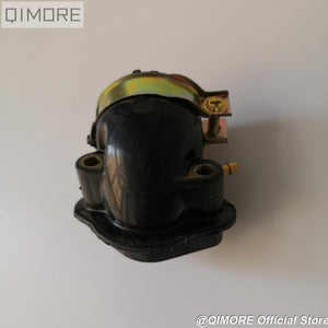 Planet Gates Intake manifold of NON-EGR type (one nipple) for 4 stroke Scooter Moped ATV QUAD GY6 125 150 cc 152QMI 1P52QMI 157QMJ 1P57QMJ