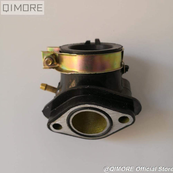 Planet Gates Intake manifold of NON-EGR type (one nipple) for 4 stroke Scooter Moped ATV QUAD GY6 125 150 cc 152QMI 1P52QMI 157QMJ 1P57QMJ