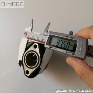 Planet Gates Intake manifold of NON-EGR type (one nipple) for 4 stroke Scooter Moped ATV QUAD GY6 125 150 cc 152QMI 1P52QMI 157QMJ 1P57QMJ