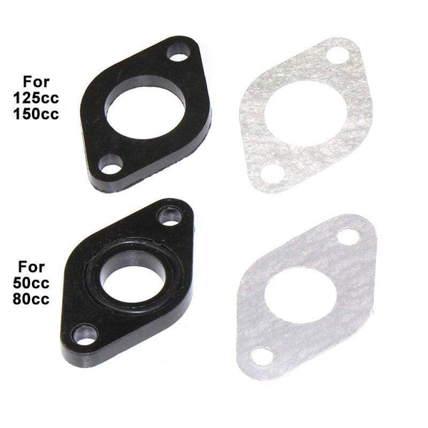 Planet Gates Intake Manifold Spacer/Gasket Kit Set Motorcycle For GY6 50cc80cc125cc150cc Carburetor Insulation Pad Scooters/Mopeds Motorbikes