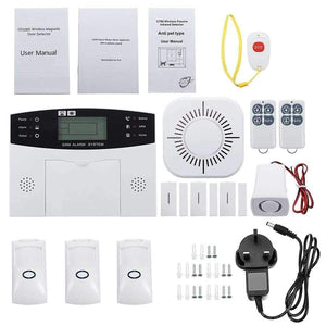 Planet Gates Intelligent GSM Alarm System Wireless APP Control LCD GSM SMS Burglar Alarm System Kit Auto Dialer Home Security Protection Safe