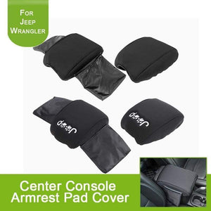 Planet Gates Interior Mouldings for 2018 Jeep Wrangler JL Center Console Armrest Cushion Cover Pad Protector for Jeep JL 2019 Accessories