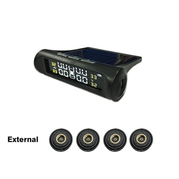 Planet Gates Internal TPM Tire Pressure Sensor Alarm Monitor System Internal / External Tire Temperature Sensor Wireless Pressure Sensor