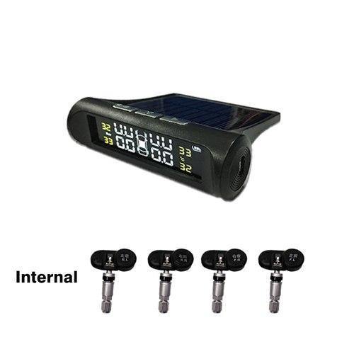 Planet Gates Internal TPM Tire Pressure Sensor Alarm Monitor System Internal / External Tire Temperature Sensor Wireless Pressure Sensor