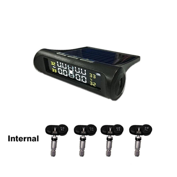 Planet Gates Internal TPM Tire Pressure Sensor Alarm Monitor System Internal / External Tire Temperature Sensor Wireless Pressure Sensor