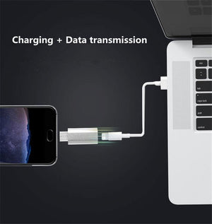 IOS 8Pin to Micro USB Android Phone Cable Adapter Charger Converter for Iphone Apple X 6 6S 7 8 Plus Mobile Phones Cable - Planet Gates