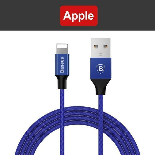 Planet Gates IOS Blue / 120cm Baseus 3 in 1 USB Cable For iPhone Xs Max Xr X 8 7 6 6s 5 5s SE Charing Charger Micro USB Cable For Samsung Xiaomi Android Phone