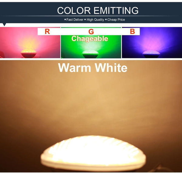 Ip68 Led Swimming Pool Light Par56 Led Waterproof Underwater Light 24W 36W RGB+Remote Controller Pond Lights AC DC 12V Piscina