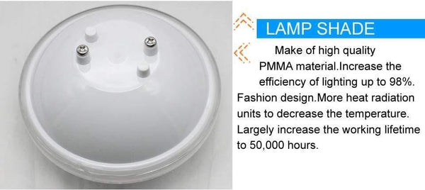 Ip68 Led Swimming Pool Light Par56 Led Waterproof Underwater Light 24W 36W RGB+Remote Controller Pond Lights AC DC 12V Piscina