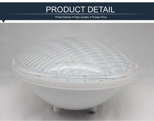 Ip68 Led Swimming Pool Light Par56 Led Waterproof Underwater Light 24W 36W RGB+Remote Controller Pond Lights AC DC 12V Piscina