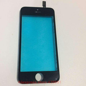 Planet Gates iPhone 5 5S 5C Touch Screen Front Outer Glass Lens Touch Panel Digitizer with Frame Bezel Assembly Replacement Parts