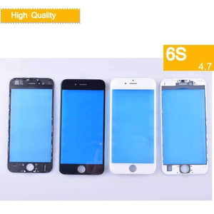 Planet Gates iPhone 6S Touch Screen Digitizer GLASS Lens panel Front LCD panel with frame bezel for iphone6S External LCD glass tools