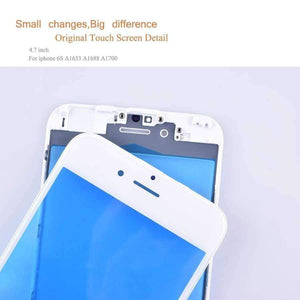 Planet Gates iPhone 6S Touch Screen Digitizer GLASS Lens panel Front LCD panel with frame bezel for iphone6S External LCD glass tools