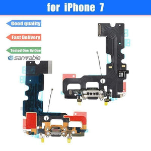 Planet Gates iPhone 7 Original New Charging Port USB Charger Dock Connector with Microphone Antenna Flex Cable Replacement Parts