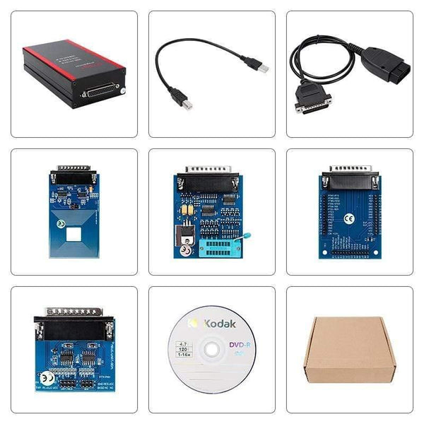 Planet Gates Iprog+ Key Programmer Support IMMO + Mileage Correction + Airbag Reset Iprog Pro Till 2019 Replace Carprog/Digiprog/Tango