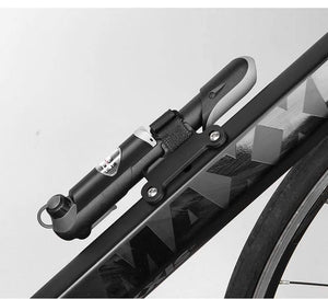 Planet Gates IQ309 Portable Bicycle Pump Mini Hand Pump Cycling Air Pump Ball Toy Tire Inflator Schrader Presta Valve MTB Mountain Bike Pump
