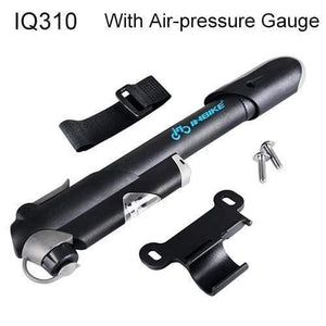 Planet Gates IQ310 Portable Bicycle Pump Mini Hand Pump Cycling Air Pump Ball Toy Tire Inflator Schrader Presta Valve MTB Mountain Bike Pump