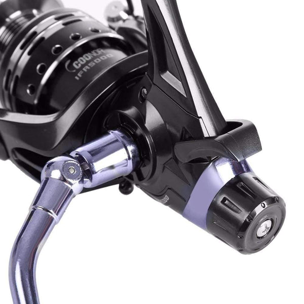 Planet Gates IRF / 3000 Series Fishing Reel Carp Fishing Spinning Reel 11+1 Ball Bearings 4:7:1 Pesca Fish Bait for Dual Brake Right/Left Hand Aluminum