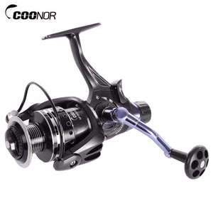 Planet Gates IRF / 3000 Series Fishing Reel Carp Fishing Spinning Reel 11+1 Ball Bearings 4:7:1 Pesca Fish Bait for Dual Brake Right/Left Hand Aluminum