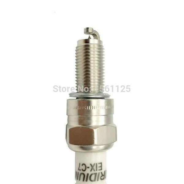 Planet Gates IRIDIUM patent motorcycle spark plug EIX-C7 for CR7E C7E CR7EIX CR7EGP IU22 U22ESRN 94703-00353 G59C CR7EK CR7EGP B7RIU