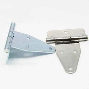 Iron Industry Vigorously Heavy Hinges 137*85*2.5mm Stainless Steel Surface Mounted Big Cabinet Door Hinge 2pcs