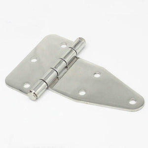 Iron Industry Vigorously Heavy Hinges 137*85*2.5mm Stainless Steel Surface Mounted Big Cabinet Door Hinge 2pcs