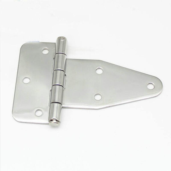 Iron Industry Vigorously Heavy Hinges 137*85*2.5mm Stainless Steel Surface Mounted Big Cabinet Door Hinge 2pcs