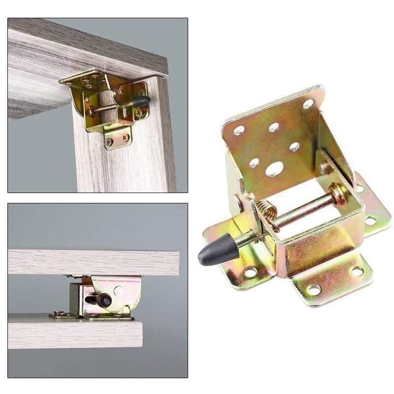Iron Lock Folding Table And Chair Leg Brackets For Home Furniture Hinge Leg Folding Hinge Bracket Hardware Tools