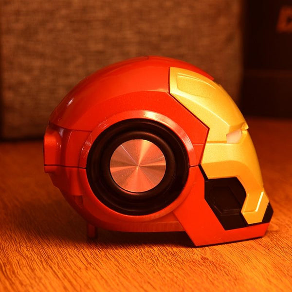 Planet Gates Iron Man Wireless Bluetooth Speaker, Bass Portable Outdoor Speaker, Support TF Card Use, Compatible With FM