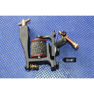 Planet Gates Iron Tattoo Guns T-Dial Tattoo Machine 10 Wrap Coils Tatoo Machines Liner For Tattoo Supplies Free Shipping